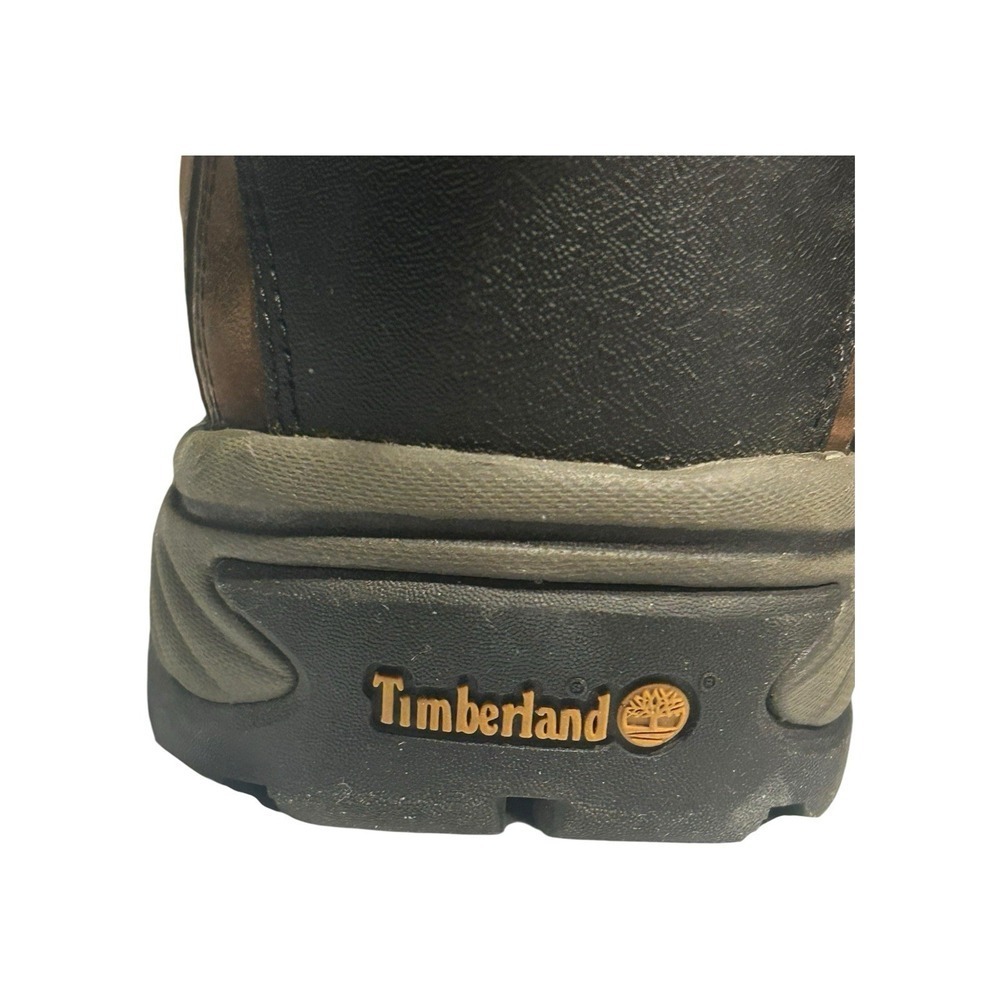 Timberland White Ledge Mid Hiking Boot Men's Brown Leather Waterproof - 12 - Picture 12 of 13
